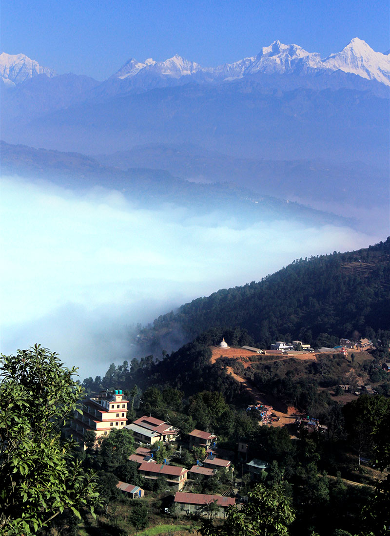 Shreeban Camp Himalayan view